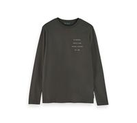 Scotch & Soda Herren Pullover Organic Cotton Longsleeve Tee 155326-0115 M Army