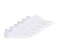 SCOTCH&SODA Herren Sneakersocken, 6er Pack - 1/2 Terry Low Cut, Socken, One Size, einfarbig Weiß 41-46