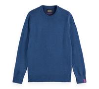 SCOTCH&SODA Herren Strickpullover - Soft Knit Regular Fit Crew Neck, einfarbig Dunkelblau / 2XL XXL Blau