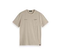 Scotch & Soda Herren T-Shirt Washed Crewneck 155411-0137 M Sand