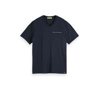 Scotch & Soda Herren T-Shirt Washed V-Neck 155412-0005 S Antra