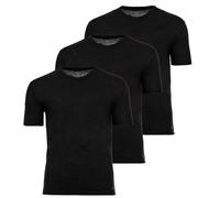 SCOTCH&SODA Herren T-Shirts, 3er Pack, V-Neck - Ultra Soft V-Neck Tee, Unterhemd Schwarz / L L Schwarz