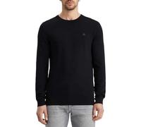 SCOTCH&SODA Herren Pullover - Core, Viskose Pullover, einfarbig Schwarz L