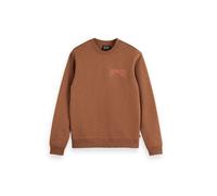 Scotch & Soda Logo Sweatshirt - braun - Größe L Größe:L