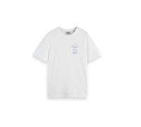Scotch And Soda Logo T-Shirt Weiß - Größe S Weiß S
