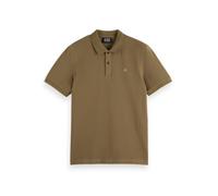 Scotch & Soda Men's Seasonal core-Logo Pique Polo Shirt, Golden Brown, XXL