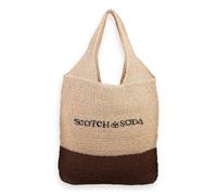 SCOTCH & SODA Oversized Straw Bag Natural
