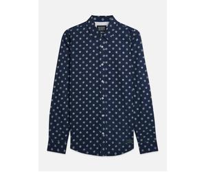 Scotch & Soda Print poplin slim shirt Herren L
