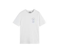 Scotch & Soda Men's Regular fit Left Chest Logo T-Shirt, White, M