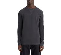 Scotch & Soda Regular Fit Waffle T-shirt Ls Moody Grey Größe: S | Longsleeves Outlet | Herren | Grau