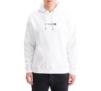 Scotch & Soda Relaxed Fit Artwork Hoodie White Größe: L | Kaputzenpullis Outlet | Herren | Weiß