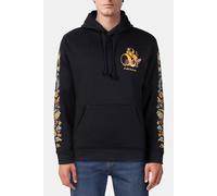 Scotch & Soda Relaxed Fit Fleece Graphic Hoodie Black Größe: XL | Kaputzenpullis Outlet | Herren | Schwarz