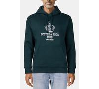 Scotch & Soda Hoodie in Dunkelgrün - 62% | Größe M | Herren Sweatshirts Jacken