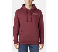 Scotch & Soda Relaxed Fit Fleece Graphic Hoodie Wine Größe: M | Kaputzenpullis Outlet | Herren | Rot