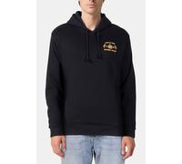Scotch & Soda Relaxed Fit Graphic Fleece Hoodie Black Größe: L | Kaputzenpullis Outlet | Herren | Schwarz
