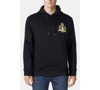 Scotch & Soda Relaxed Fit Graphic Fleece Hoodie Black Größe: L | Kaputzenpullis Outlet | Herren | Schwarz