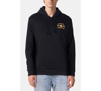 Scotch & Soda Relaxed Fit Graphic Fleece Hoodie Black Größe: S | Kaputzenpullis Outlet | Herren | Schwarz