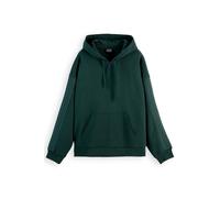 Scotch & Soda Rib Insert Zipped Loose Fit Hoodie Amsterdam Green Größe: L | Kaputzenpullis Outlet | Herren | Grün