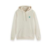 Scotch & Soda Seasonal Core Kapuzenpullover mit regulärer Passform mit Logo, Eggnog 100, L
