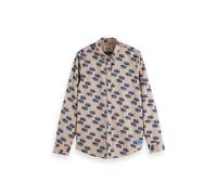 Scotch & Soda Slim-fit Micro All-over Printed Shirt Art Dept Rays Ditsy Pl Größe: XL | Casual hemden Outlet | Herren