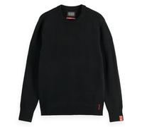 Scotch & Soda Weicher Strick, Normale Passform, Rundhalsausschnitt, Meteorit 021, L