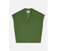 Scotch & Soda Tencel V-neck short sleeve sweatshirt S