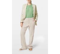 Scotch & Soda Violet Lurex Cotton Blend Pant Lurex Linen Stripe Größe: W31L32 | Straight Jeans Outlet | Damen | Weiß