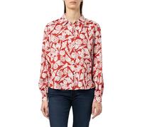 Scotch & Soda Women's Printed Balloon Sleeve Shirt Blouse, Shell Batik Terracotta, 34