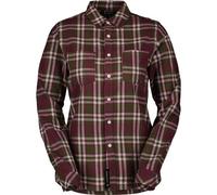 SCOTT Damen Hemd SCO Shirt W's Flannel LS (410887) XL fir green/wild red