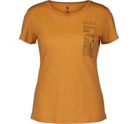 Scott Defined Merino Graphic SS Damen Hemd, orange EU M
