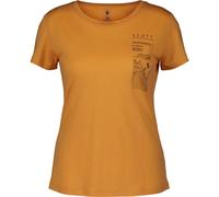 Scott Defined Merino Graphic SS Damen Hemd, orange EU S
