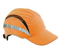 SCOTT Safety Anstoßkappe First Base 3 Classic Hi-Vis 52-65cm orange Mikrofaser EN812:A1 EN471