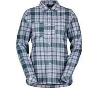 Scott Shirt W's Flannel LS heather purple/aruba green (7659) S