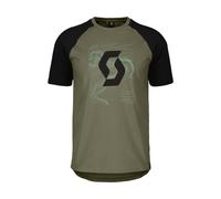 Scott Tee M's Icon Raglan SS hay green/black (8020) XL