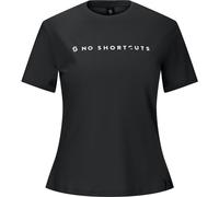 Scott Tee W's No Shortcuts SS black (0001) XS