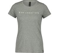 Scott Tee W's No Shortcuts SS light grey melange (3765) XS