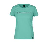 Scott Tee W's No Shortcuts SS miami green (7997) L