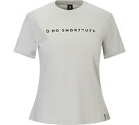Scott Tee W's No Shortcuts SS spray grey (8243) XS