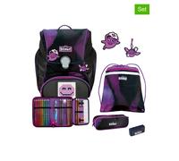 Scout 4tlg. Schulranzen-Set "Alpha Set Movie - Pink Pixel" in Schwarz - 76% | Buero Schulbedarf