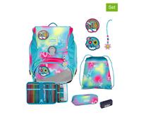 Scout 5tlg. Schulranzen-Set "Alpha Set Safety Light" in Türkis - (B)29 x (H)40 x (T)24 cm - 41% | Buero Schulbedarf