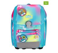 Scout 5tlg. Schulranzen-Set "Genius Set Safety Light - Happy Rainbow" in Bunt - 48% | Buero Schulbedarf