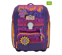Scout 5tlg. Schulranzen-Set "Genius Set Superflash - Fantasy" in Lila - 48% | Buero Schulbedarf