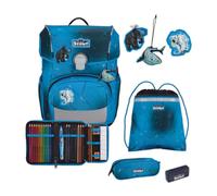 Scout NEO Schulranzen Set Safety Light (5 tlg. ), Polar Blue