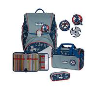 Scout Alpha Blue Ninja Schulranzenset 4tlg