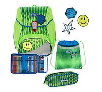 Scout Alpha DIN Green Gecko Schulranzen-Set