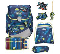 Scout Alpha Exklusiv LED - Schulranzen Set 4tlg. (Planes)