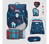 Scout Alpha Exklusiv LED White Unicorn Schulranzen-Set
