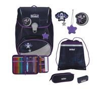 Scout Alpha Exklusiv Safety Light Schulranzen-Set 5-teilig Spooky Starlight