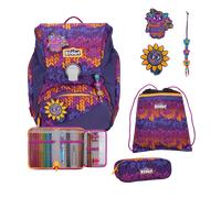 Scout Alpha Exklusiv Superflash Schulranzen-Set 4-teilig Fantasy
