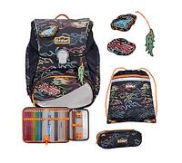 Scout Alpha Flames Exklusiv Edition Safety Light Schulranzen Set
